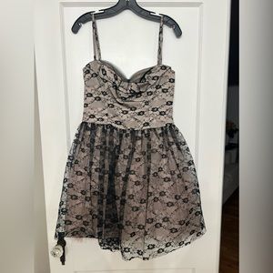 Red Valentino black tulle party dress size 4